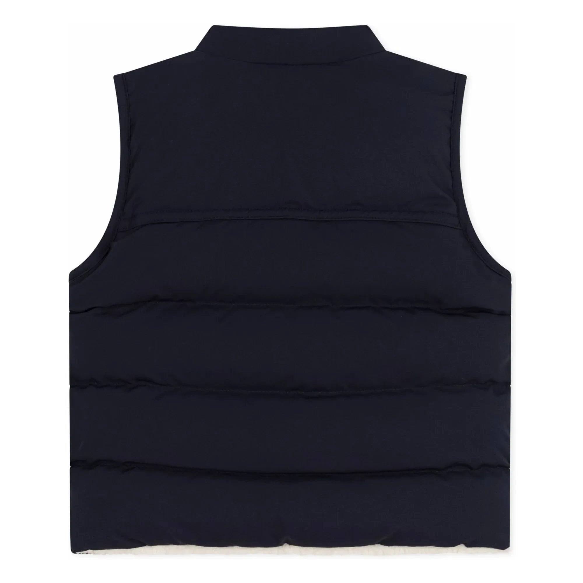 Petit Bateau - Logo Sleeveless Puffer Vest | Navy Blue