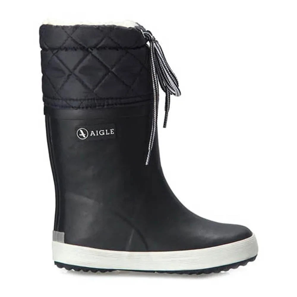 Aigle - Fur-lined Waterproof Snow Boots | Navy