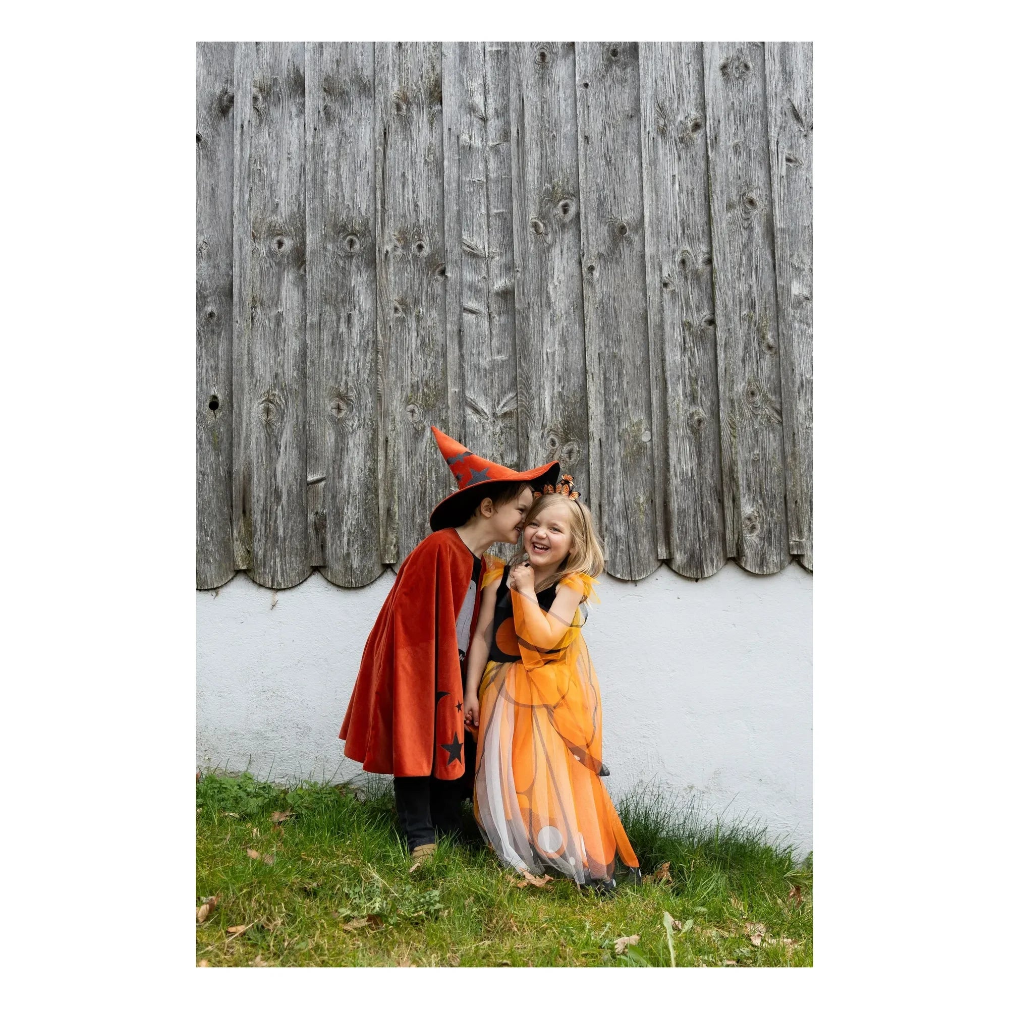 Great Pretenders - Autumn Sorcerer Cape and Hat | Orange