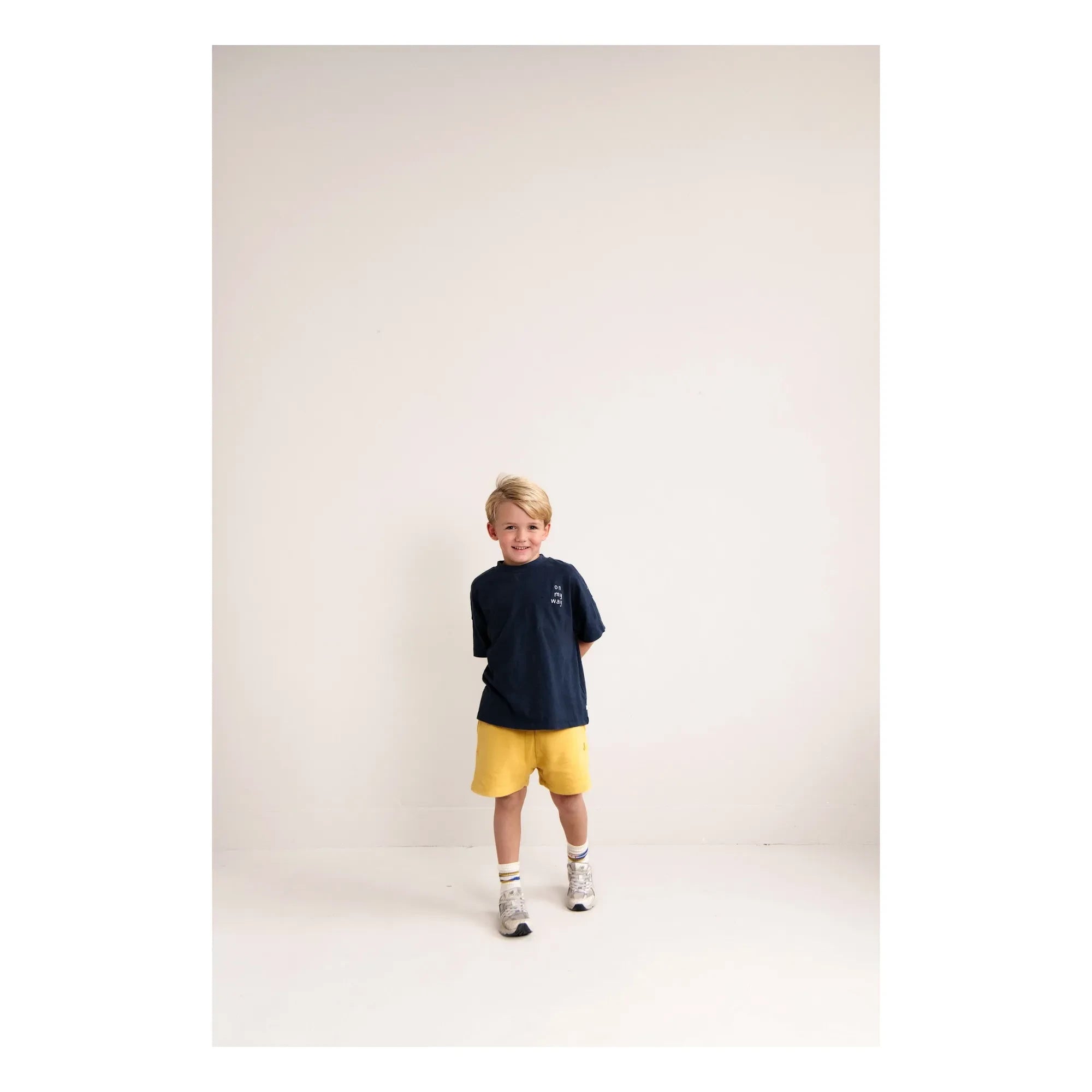 Jenest - Oversize T-Shirt Ben On my Way Organic cotton | Midnight blue