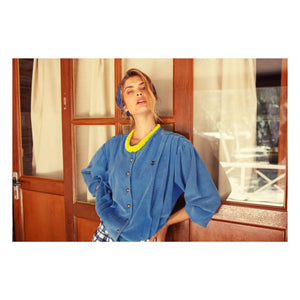Sisters Department - Adelaide Organic Cotton Cardigan | Blue