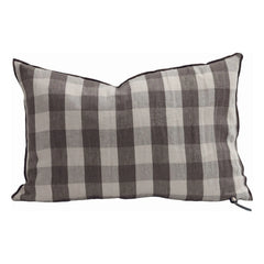 Holiday Home - Washed Linen Pillow Vichy Cottage | Earth