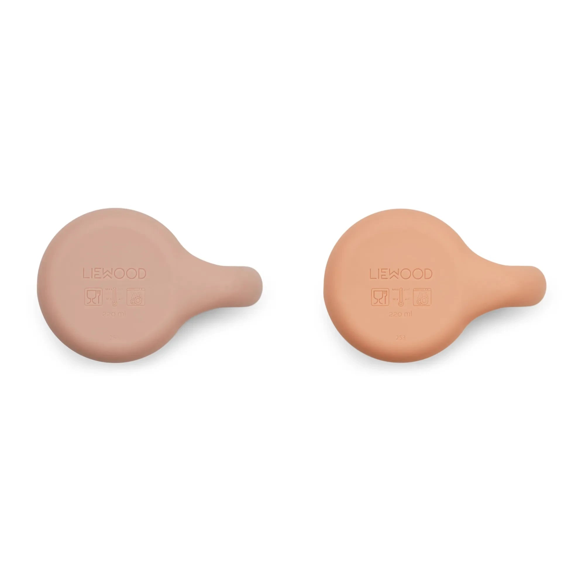 Liewood - Kylie Silikon Bardaklar - 2'li Set | Pembe