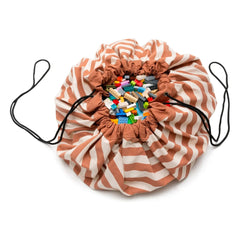 Play and Go - Noomad Bag / Play Mat - Striped | Mustard