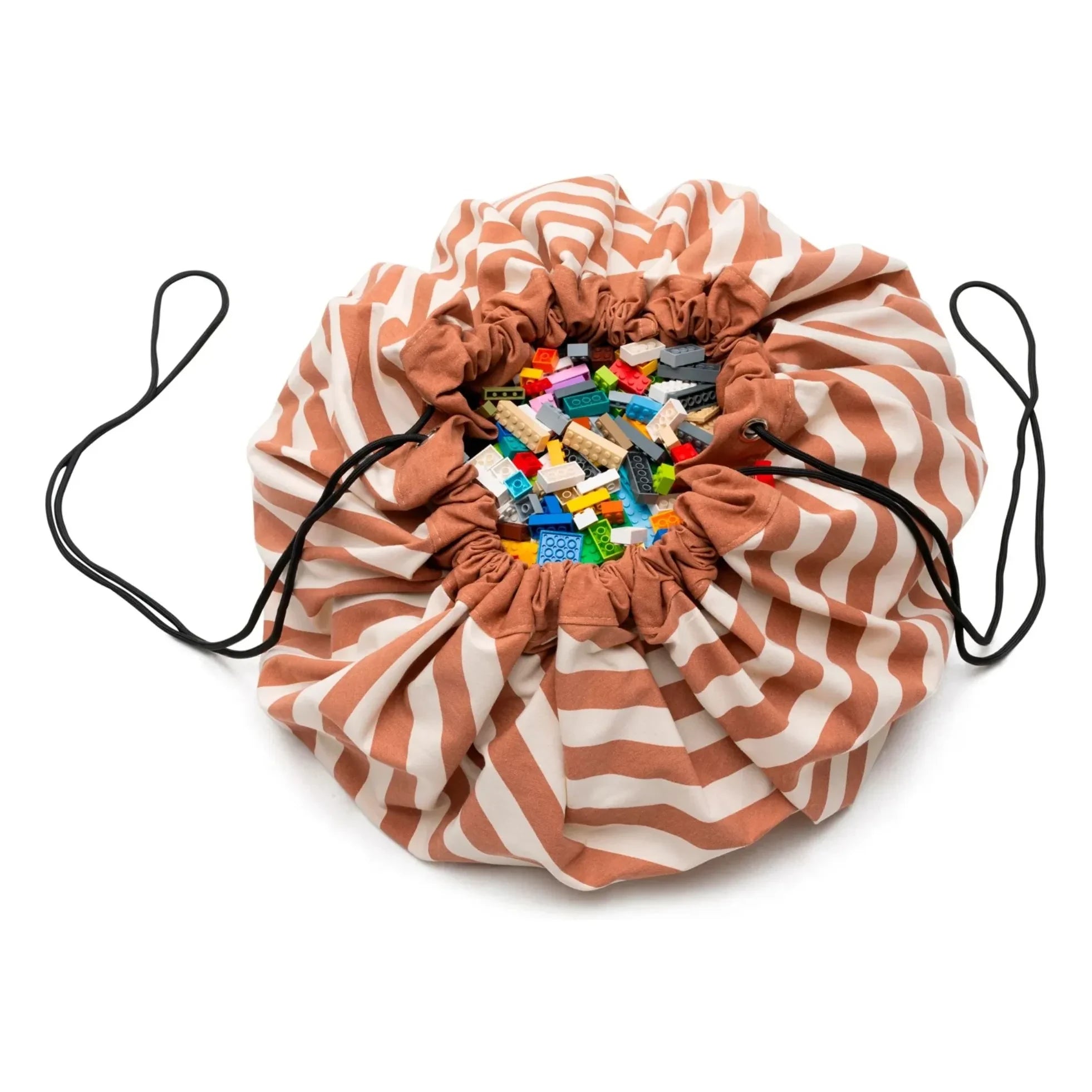 Play and Go - Noomad Bag / Play Mat - Striped | Mustard
