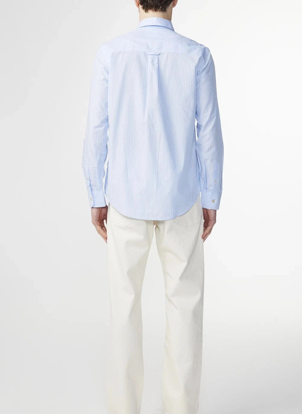 NN.07 - Colby striped shirt 5329 Pima cotton | Ecru
