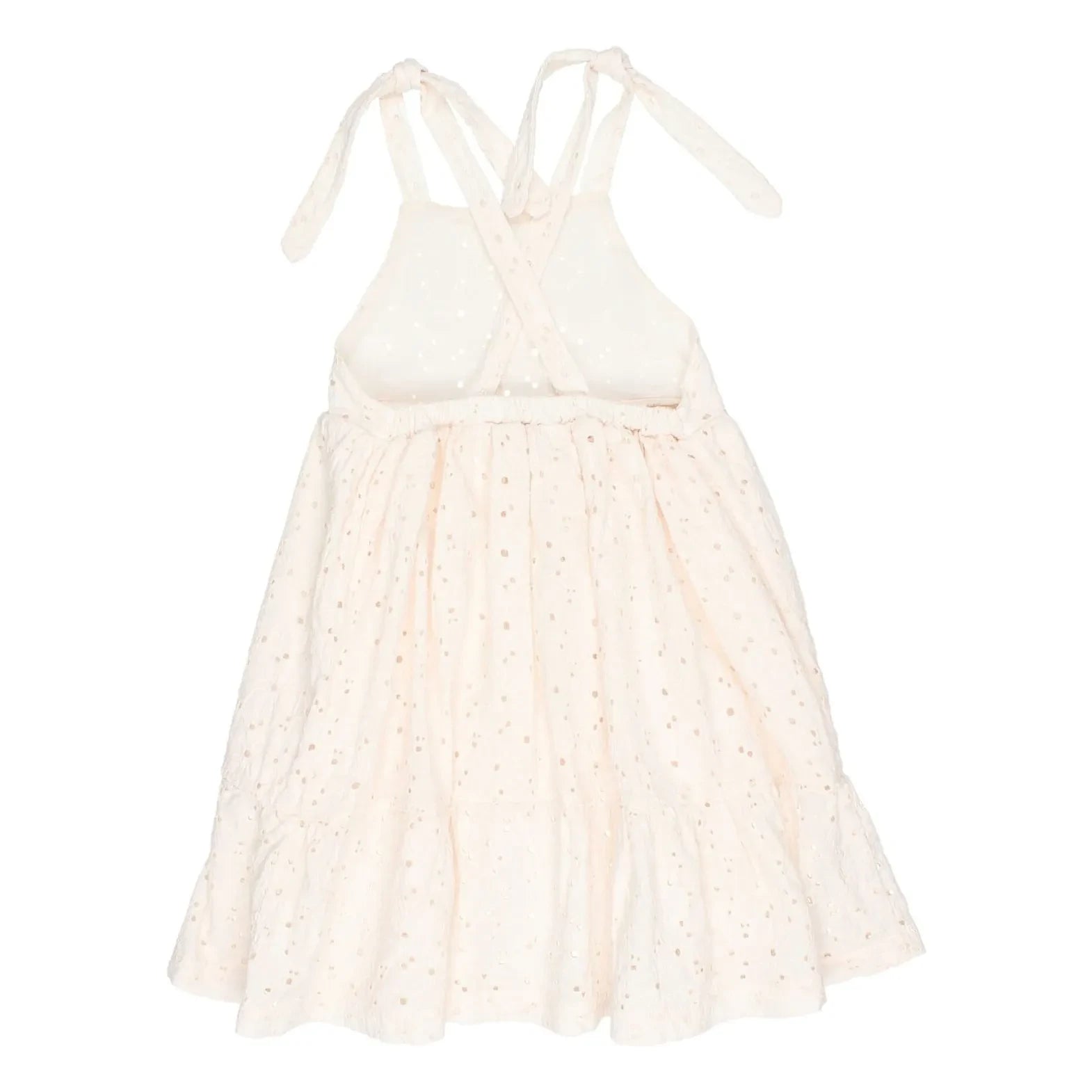 Búho - Embroidered Dress | Ivory