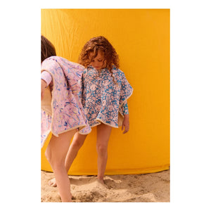 Louise Misha - Organic Cotton Mael Bathrobe | Blue