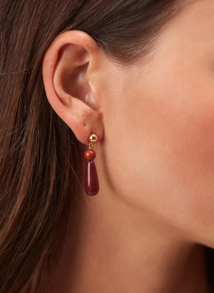 Anni Lu - Hanging Earring | Red