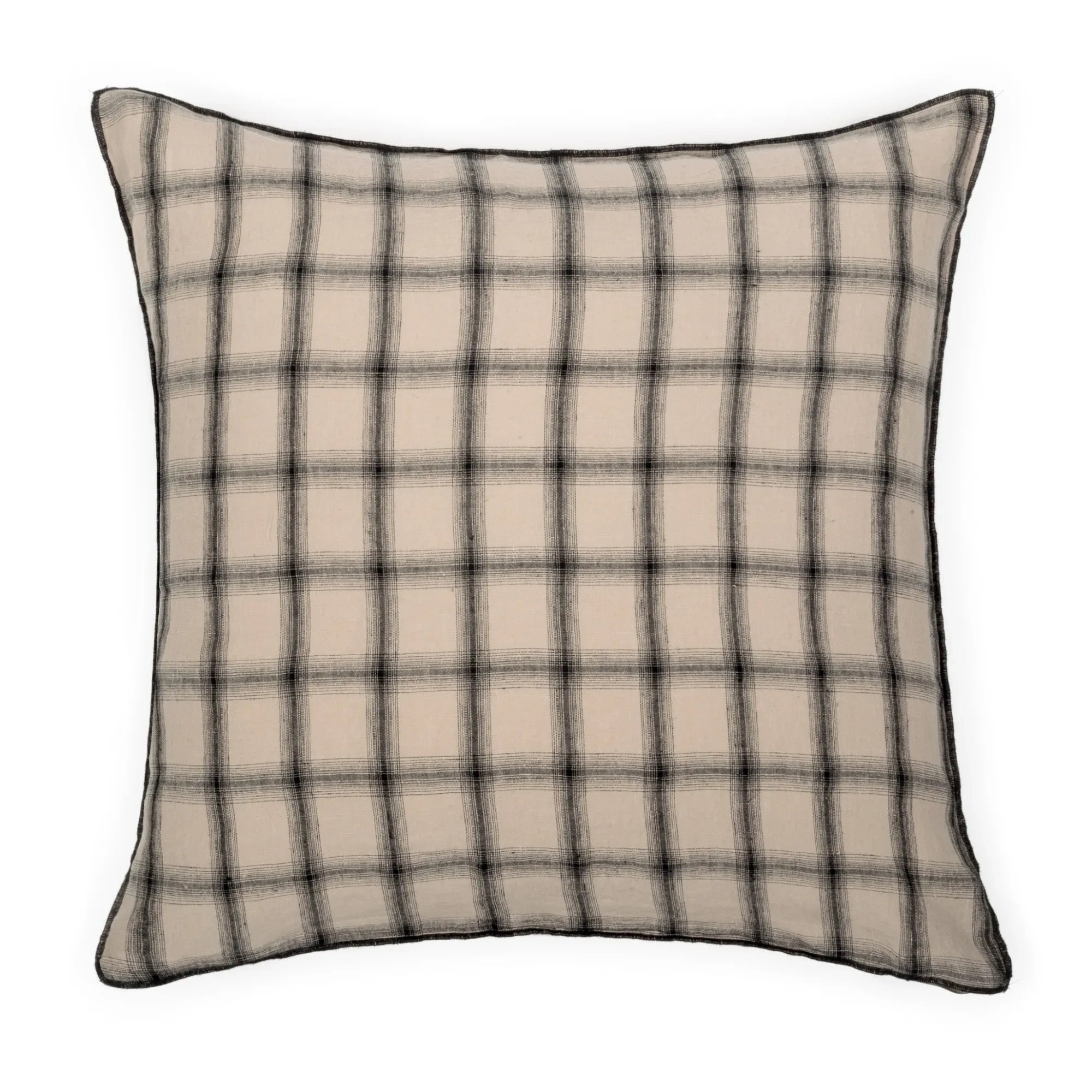 Le Monde Sauvage - Highlands Washed Linen Pillowcase | Beige Pink