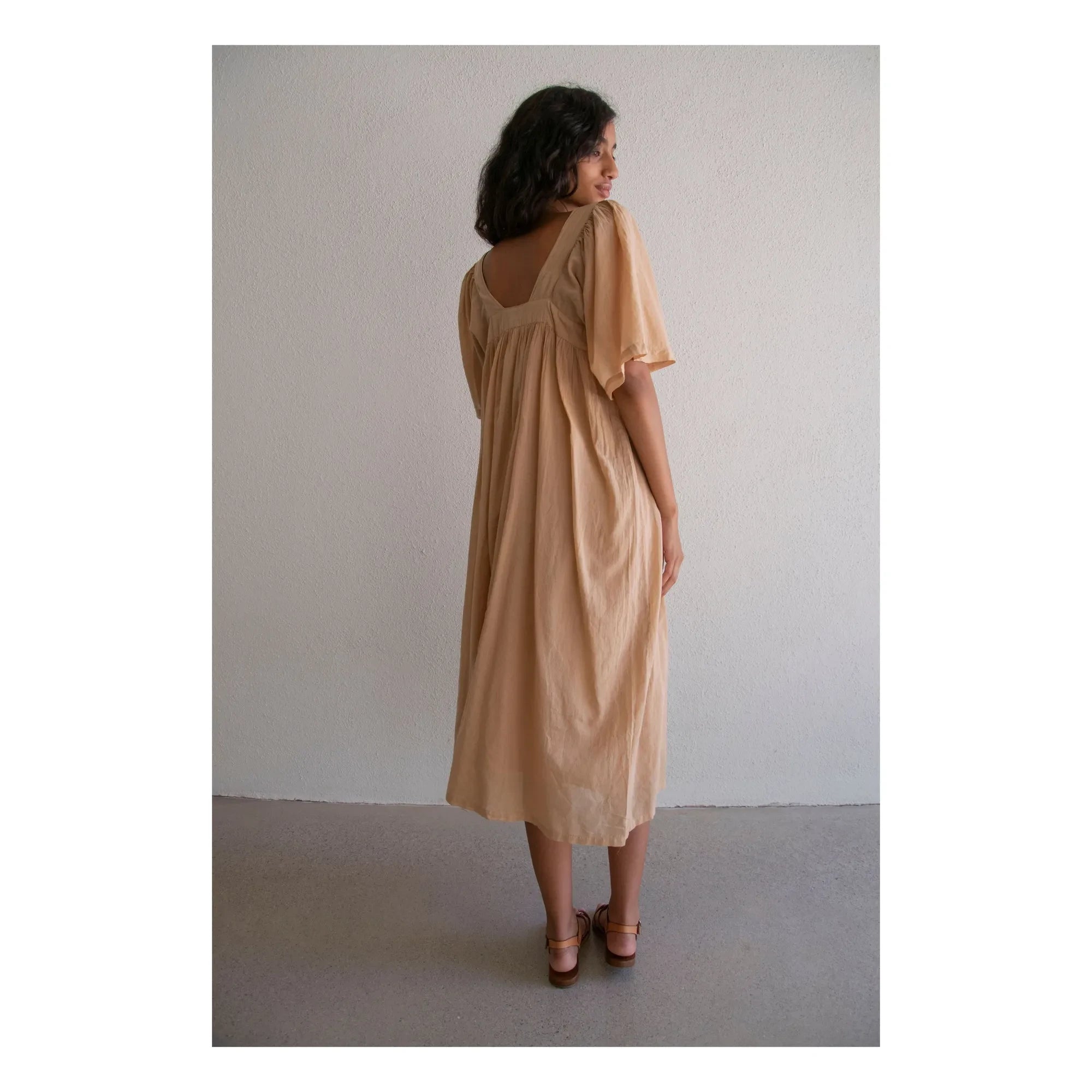 THEAVANT - Jade Pamuk voile elbise | Amber