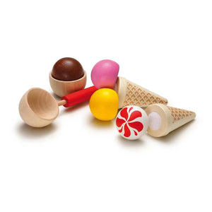 Erzi - Toy Ice Creams - 8 Pieces
