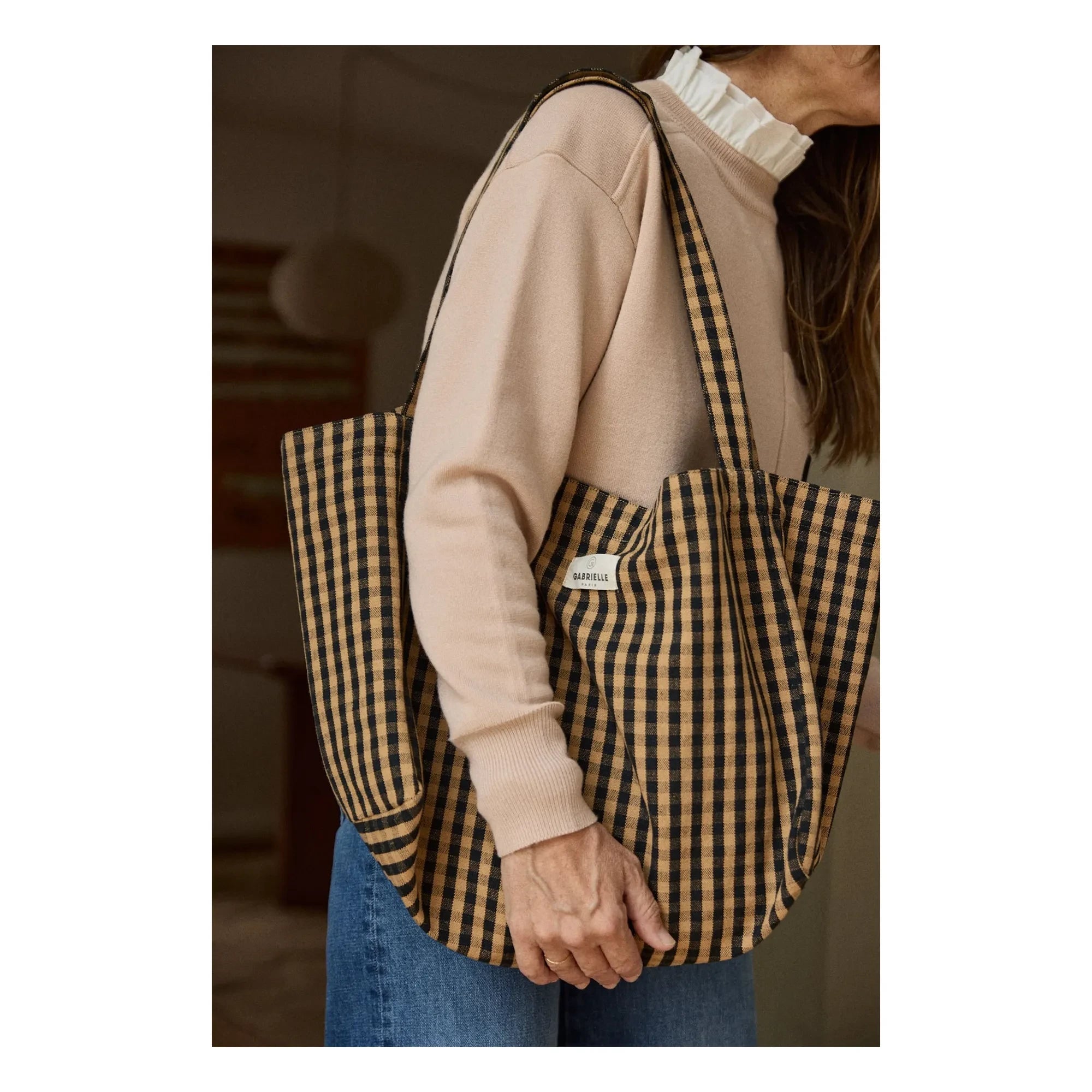 Gabrielle Paris - Vichy Bag | Brown