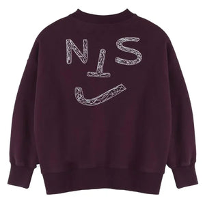 Jenest - JNST organik pamuk sweatshirt | Bordo