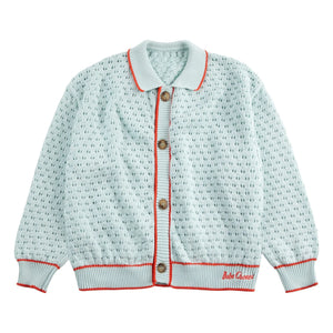 Bobo Choses - Organic Cotton Raglan Sweater | Light Blue
