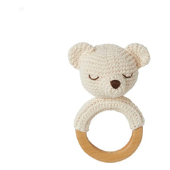 Patti Oslo - Polar Bear Teething Ring | White