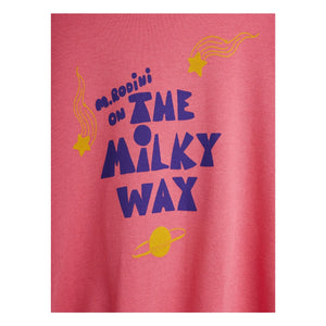 Mini Rodini - The Milky Way organik pamuklu sweatshirt | Pembe