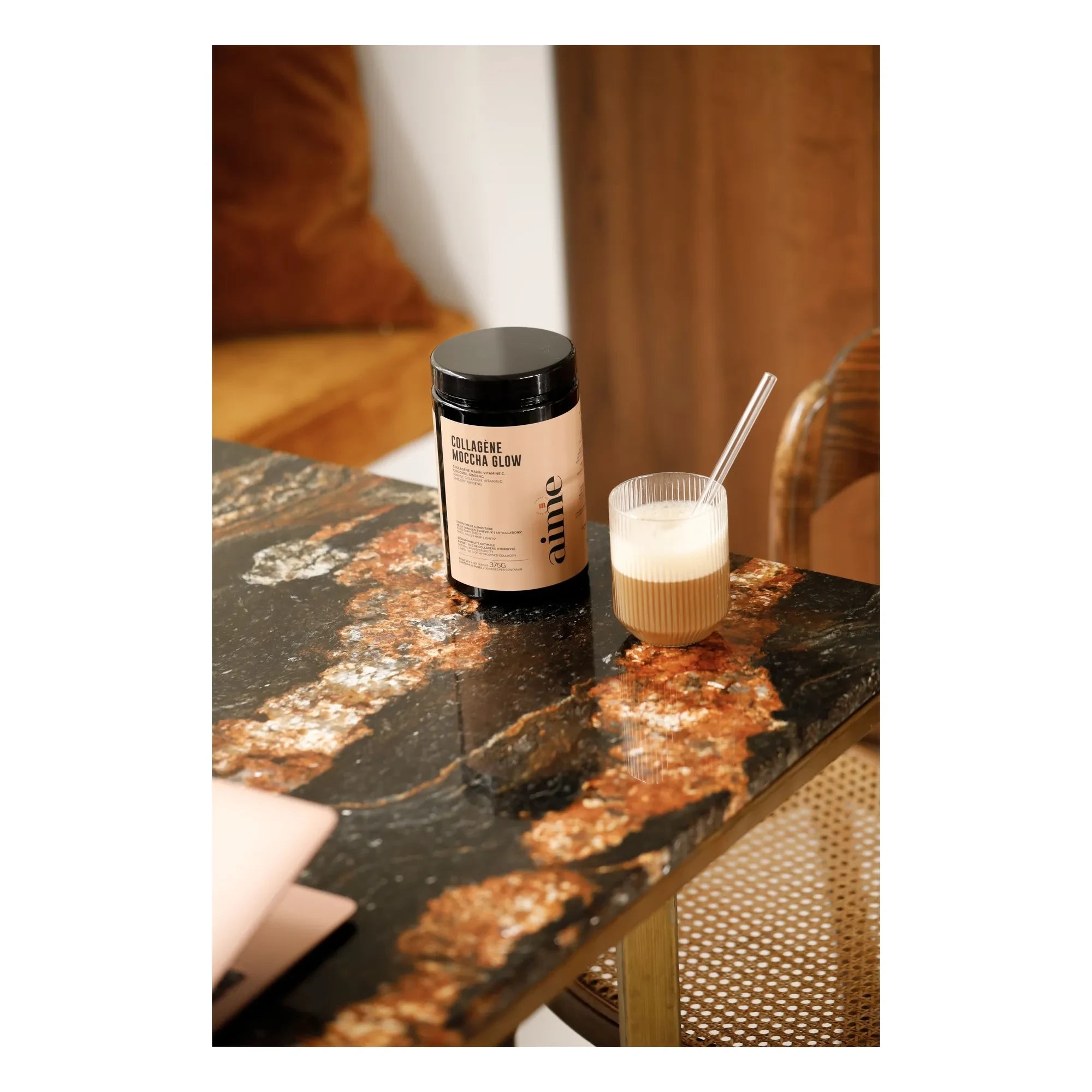 AIME - Collagen Dietary Supplement Moccha Glow - 30 Days