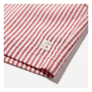 Smallable Kid - Striped Tom Shorts | Cherry Red