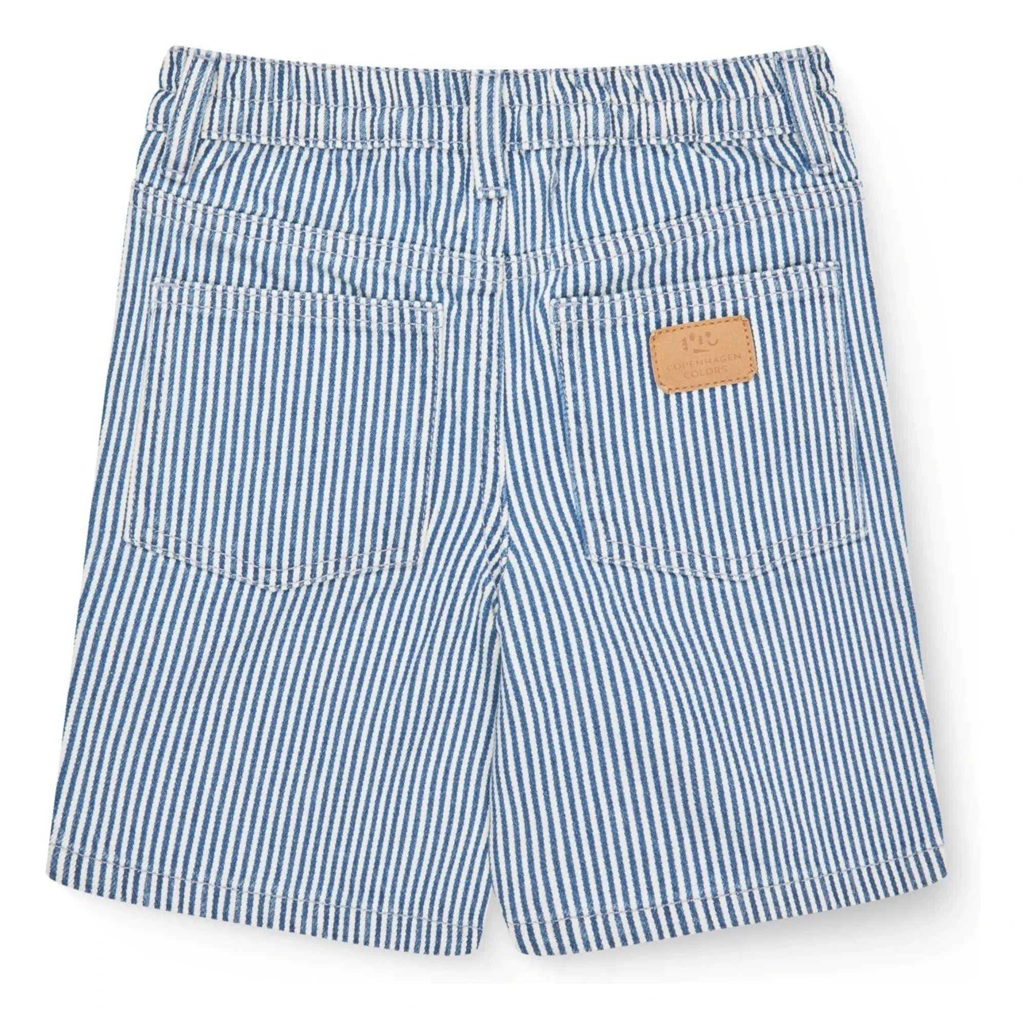 Copenhagen Colors - Organic Cotton Gingham Bermuda Shorts | Blue