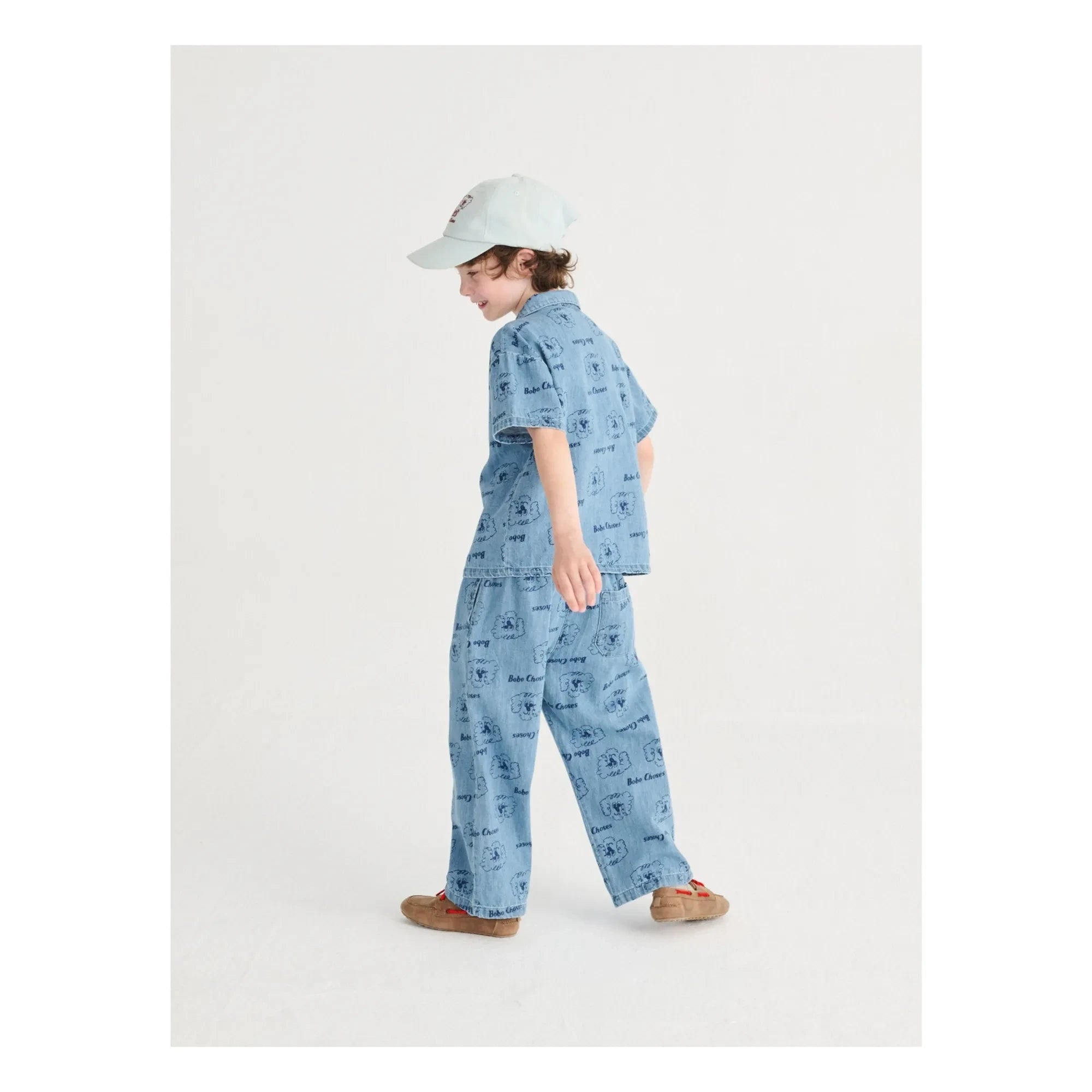 Bobo Choses - Denim Dog Shirt | Light Blue
