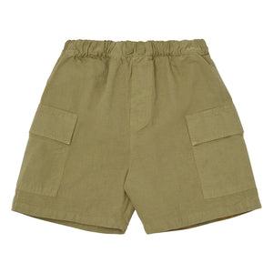 Main Story - Organic Cotton Cargo Shorts | Olive green