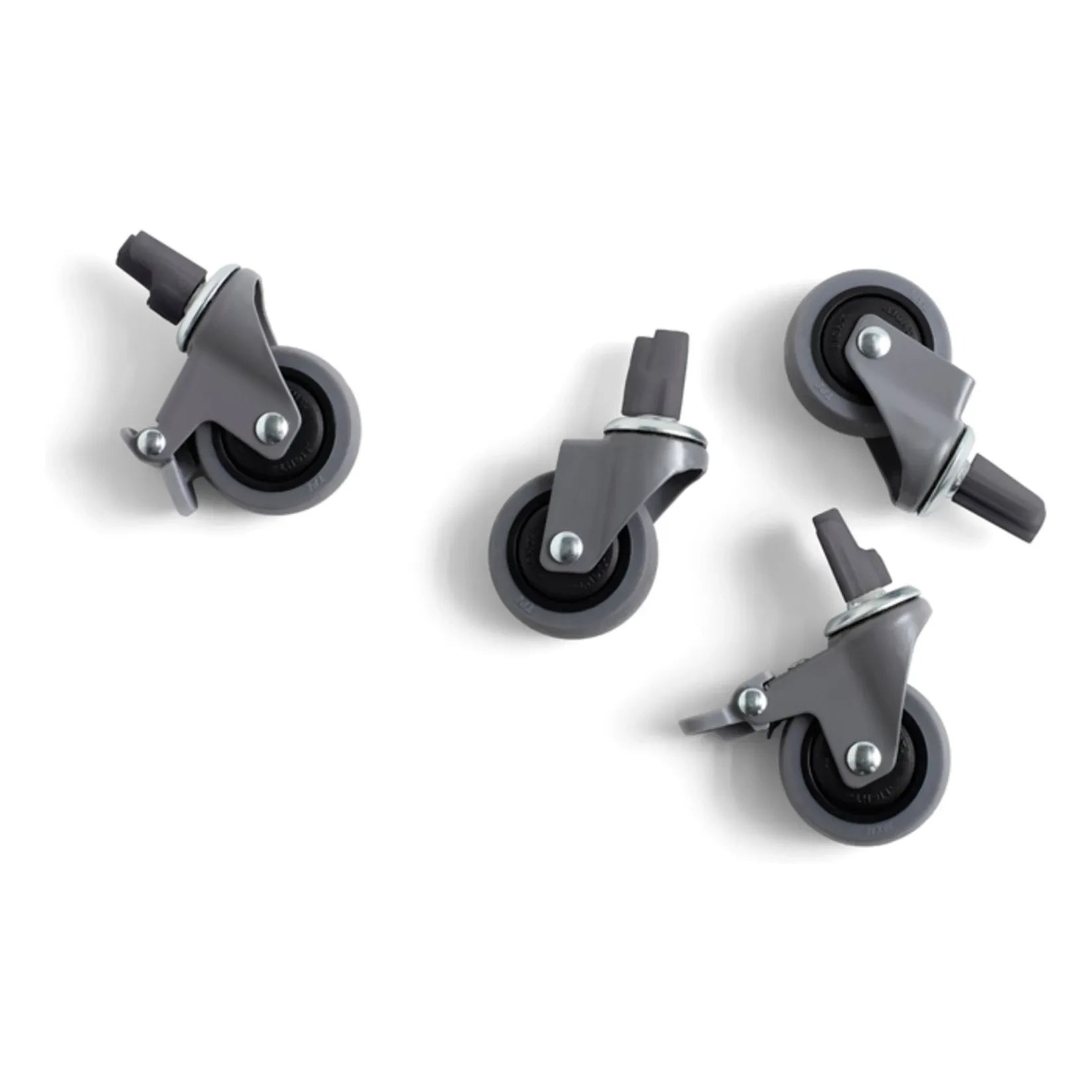 Hay - Crate Foldable Cart Wheels - Set of 4 | Gray