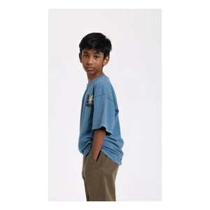 Hundred Pieces - Finn Organic Cotton T-Shirt | Blue