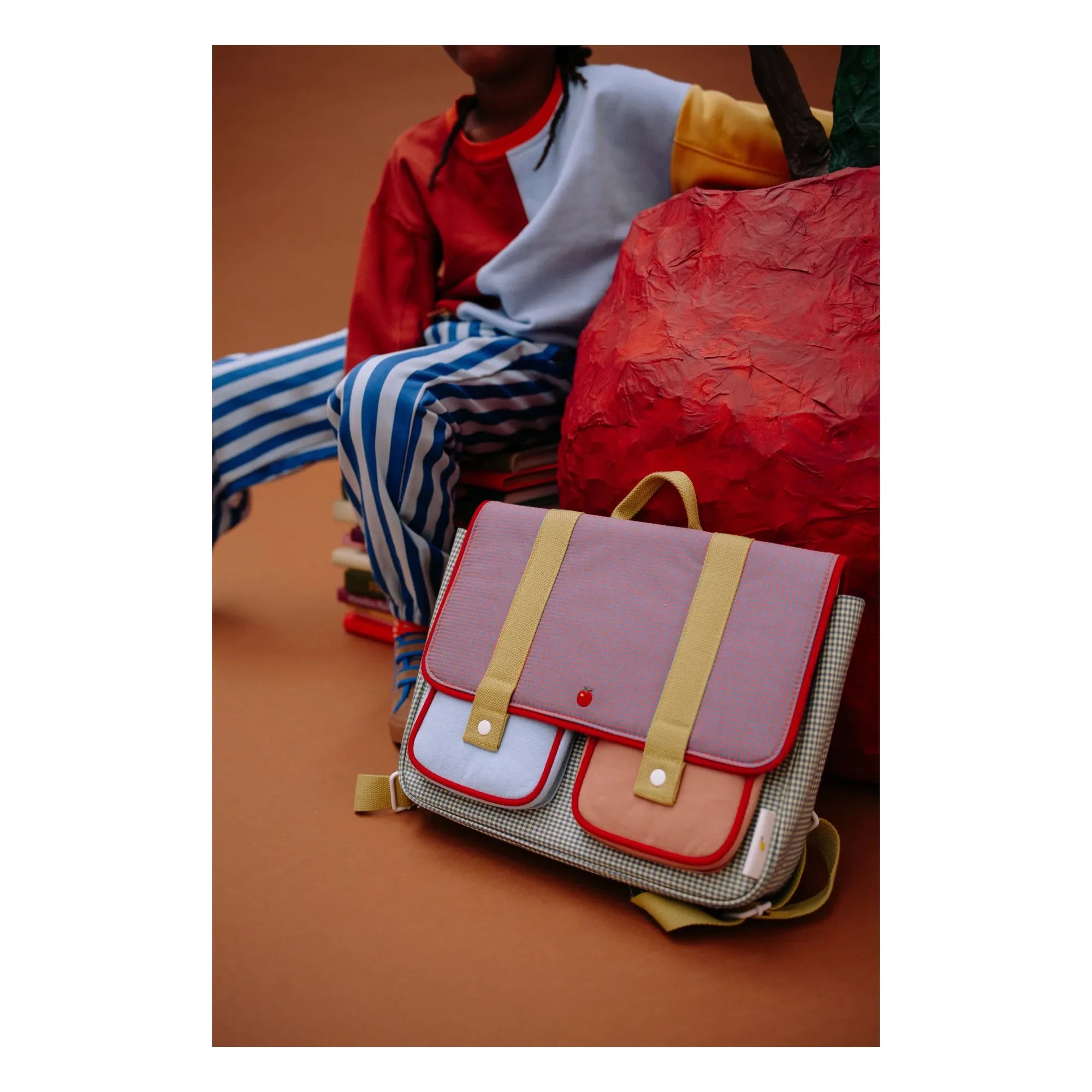 Sticky Lemon - Checkered Apple Bag | Purple