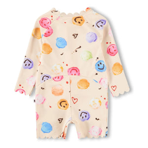 Molo - Nigella Bathwear Ice Cream Pattern Recycled Fibers | Peach
