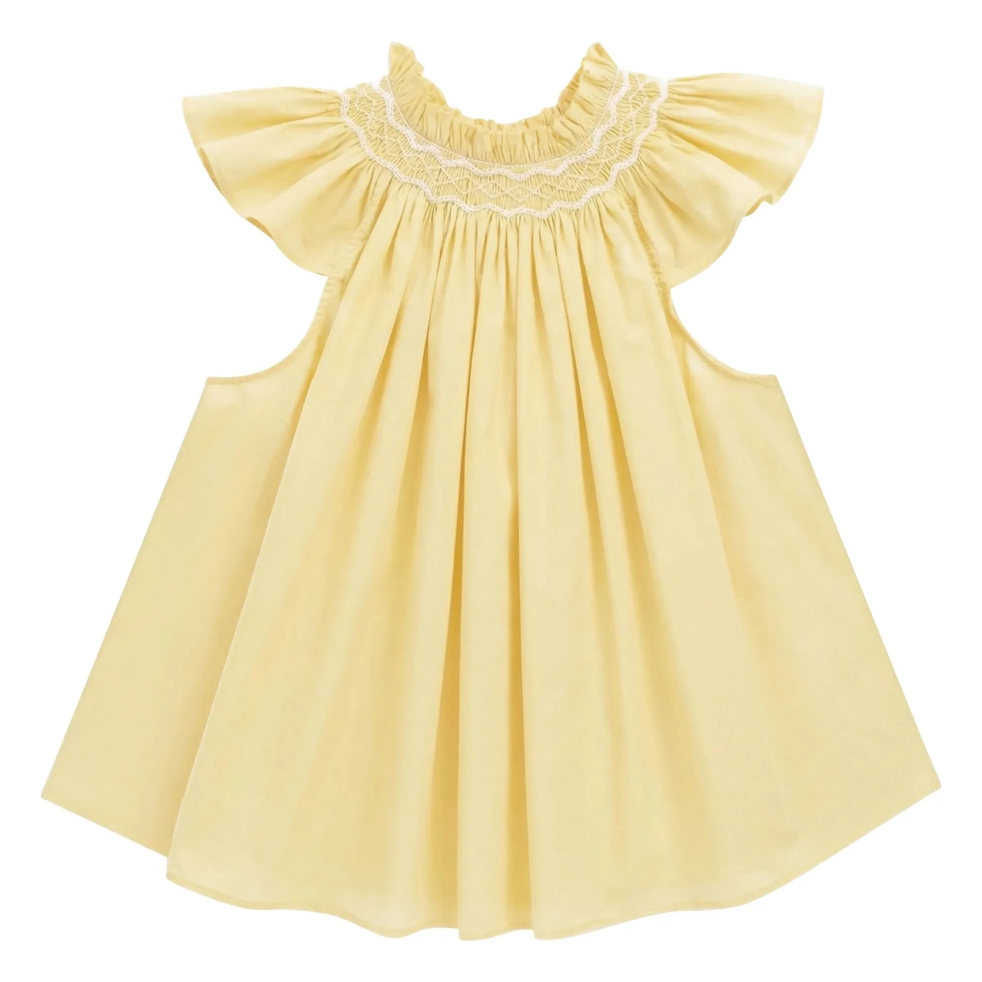 BELLEPIECE - Mykonos Cotton Poplin Top | Yellow