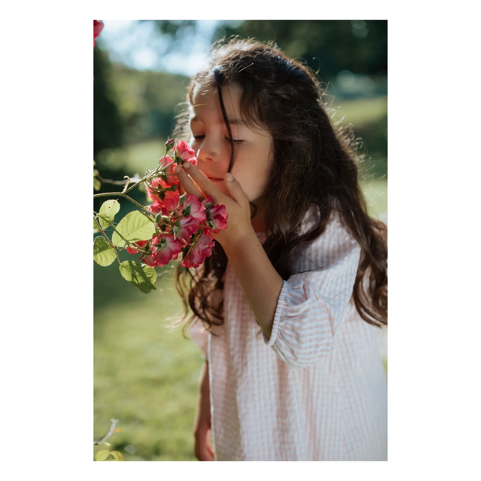 Risu Risu - Ostuni Vichy Organic Cotton Nightgown | Light Pink