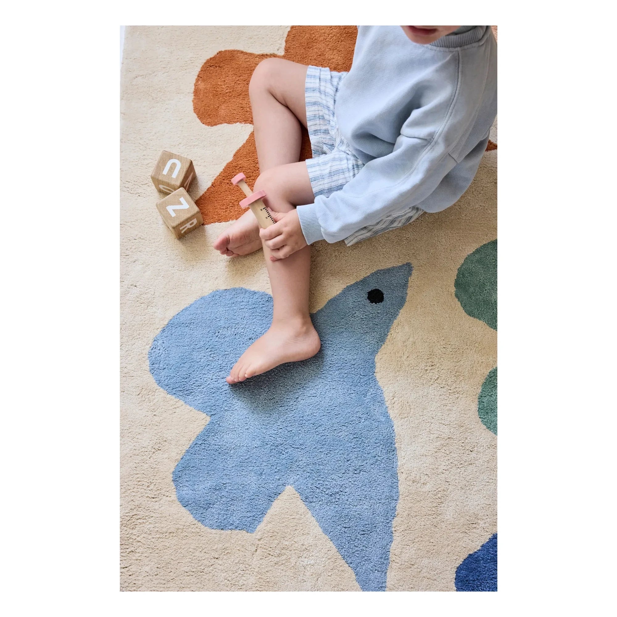 Bleuu-studio - Bird Rug | Blue
