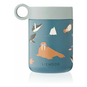Liewood - Kiani Insulated Lunch Box | Arctic Sea/Ocean View