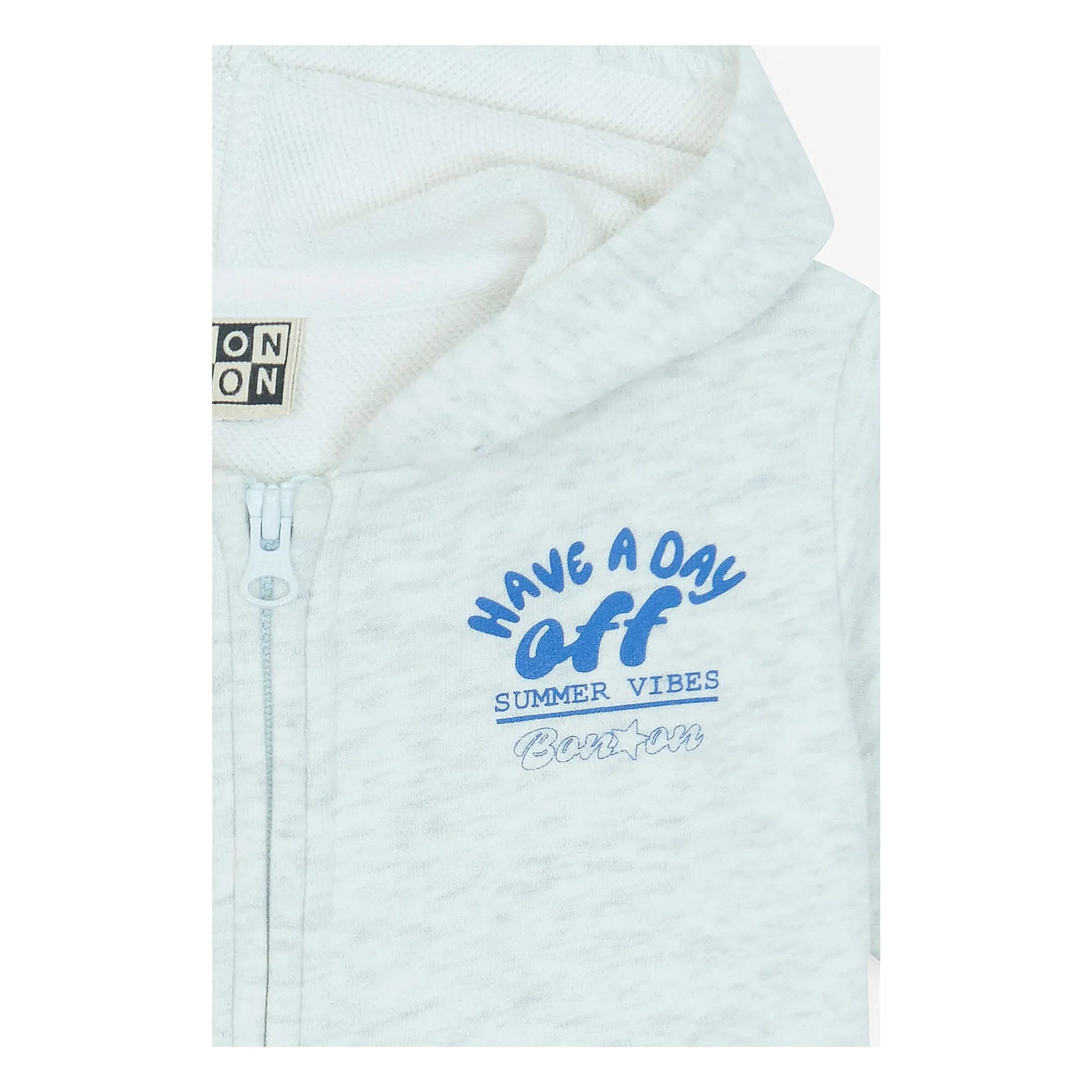 Bonton - Lu Dayoff Beaded Hoodie Sweatshirt | Gray