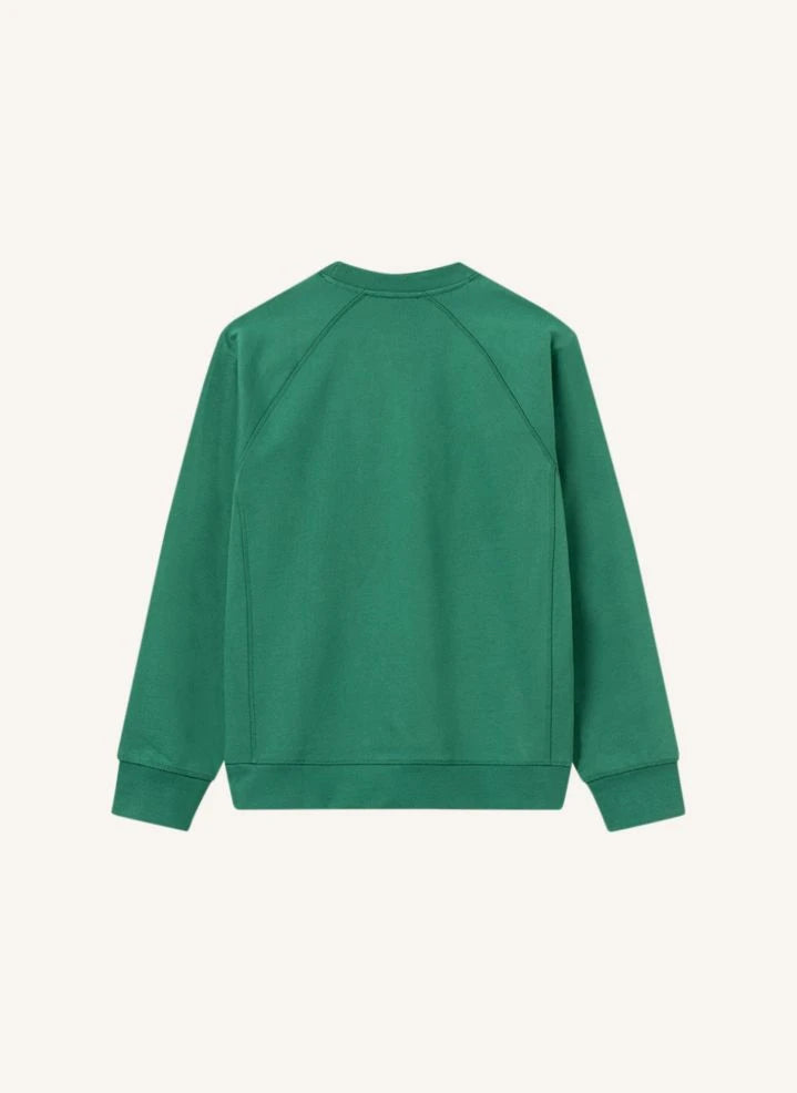 Wood Wood - Hester Organic Cotton Sweatshirt | Dark Green