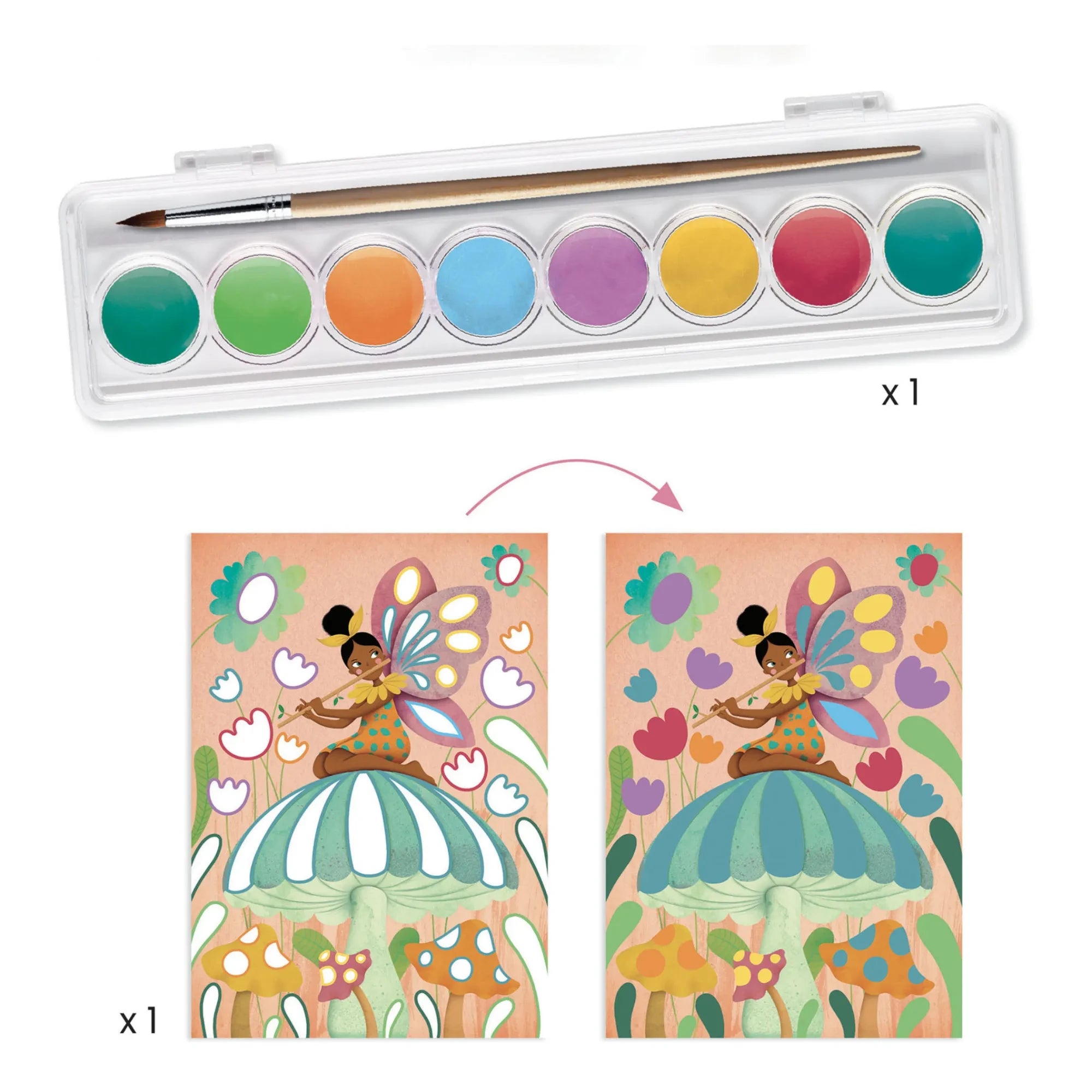 Djeco - Fairy Multi-purpose Activity Box