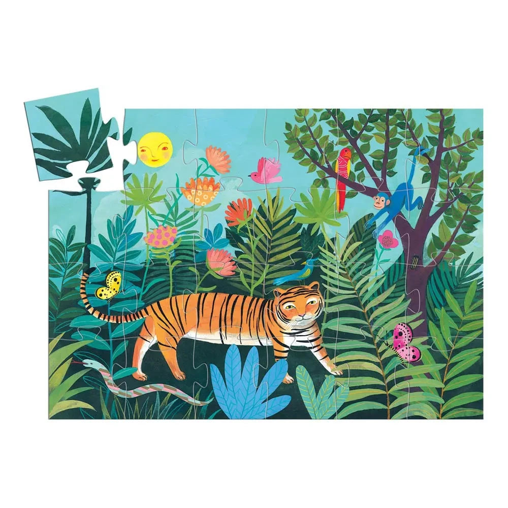 Djeco - Tiger Walk 24-Piece Puzzle