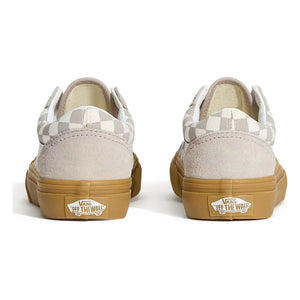 Vans - Old Skool Gum Check Sneakers with Laces | Oatmeal