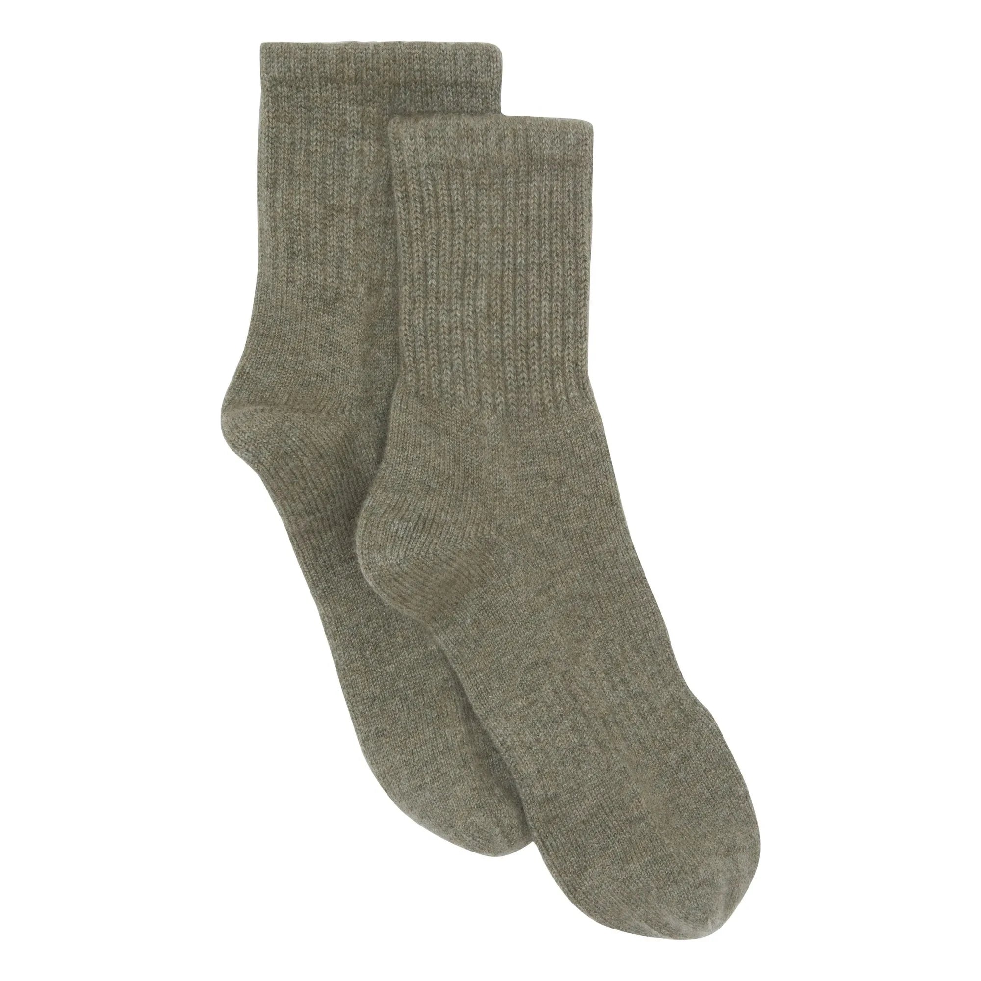 Kujten - Cashmere Socks | Spotted Khaki