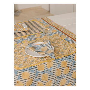 Le Monde Sauvage - Sicily Tablecloth | Yellow