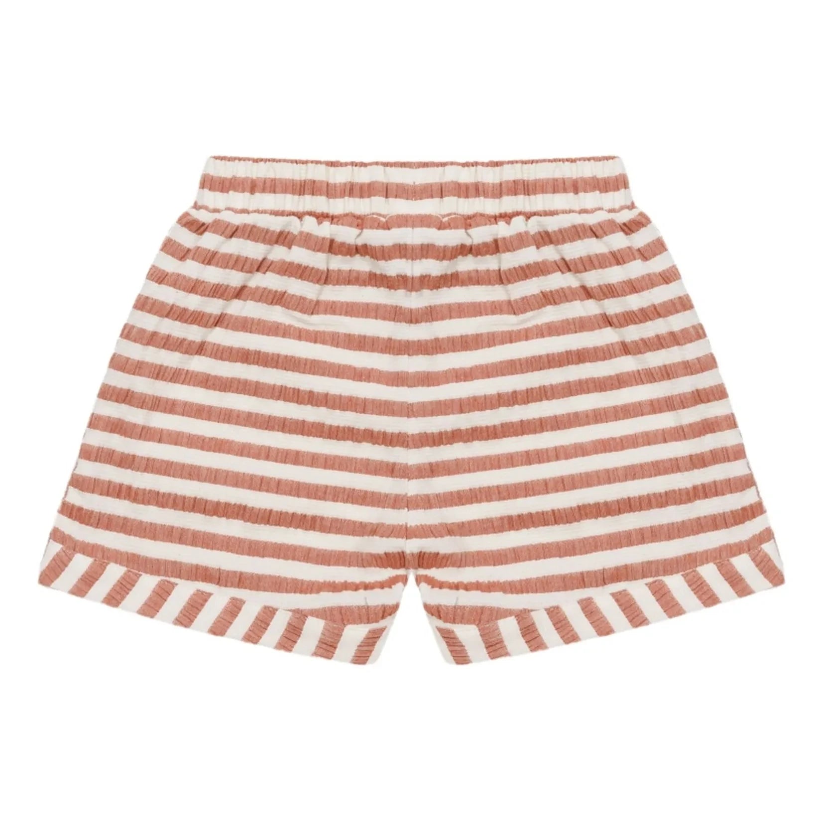 Donsje - Kaatio Striped Organic Cotton Shorts | Camel