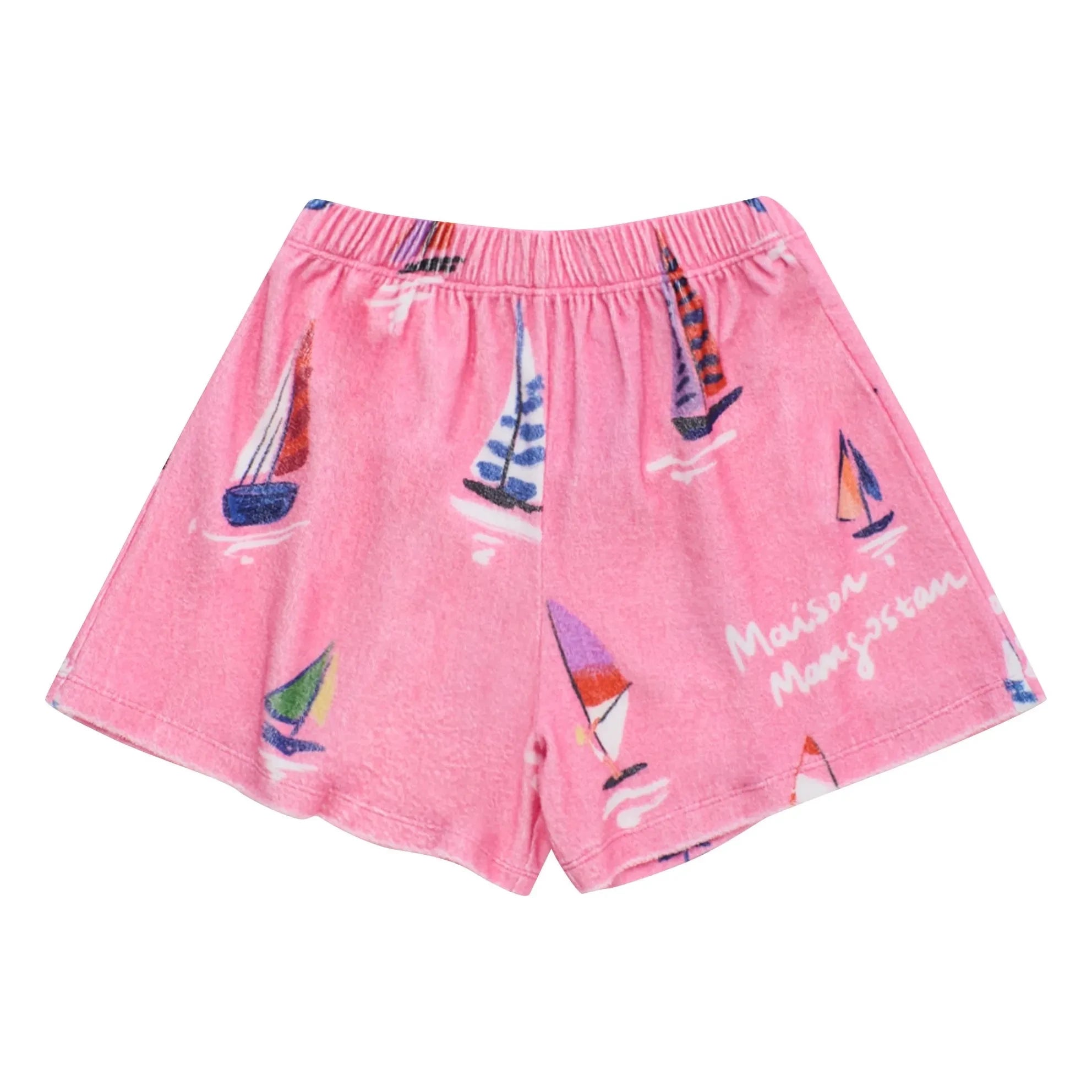 Maison Mangostan - Voiles Eponge Shorts | Pink
