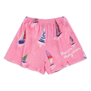 Maison Mangostan - Voiles Eponge Shorts | Pink