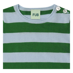 FUB - Striped Organic Cotton Bodysuit | Green