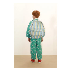 Tinycottons - Striped Denim Backpack | Blue