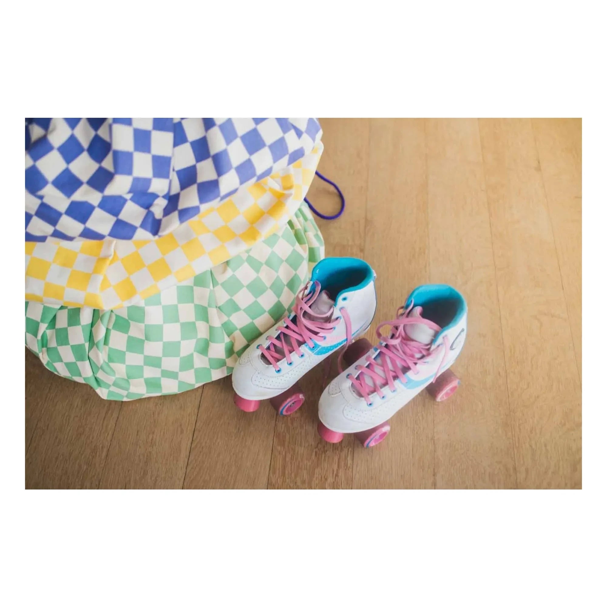 Play and Go - Noomad Bag / Play Mat - Vichy | Yellow