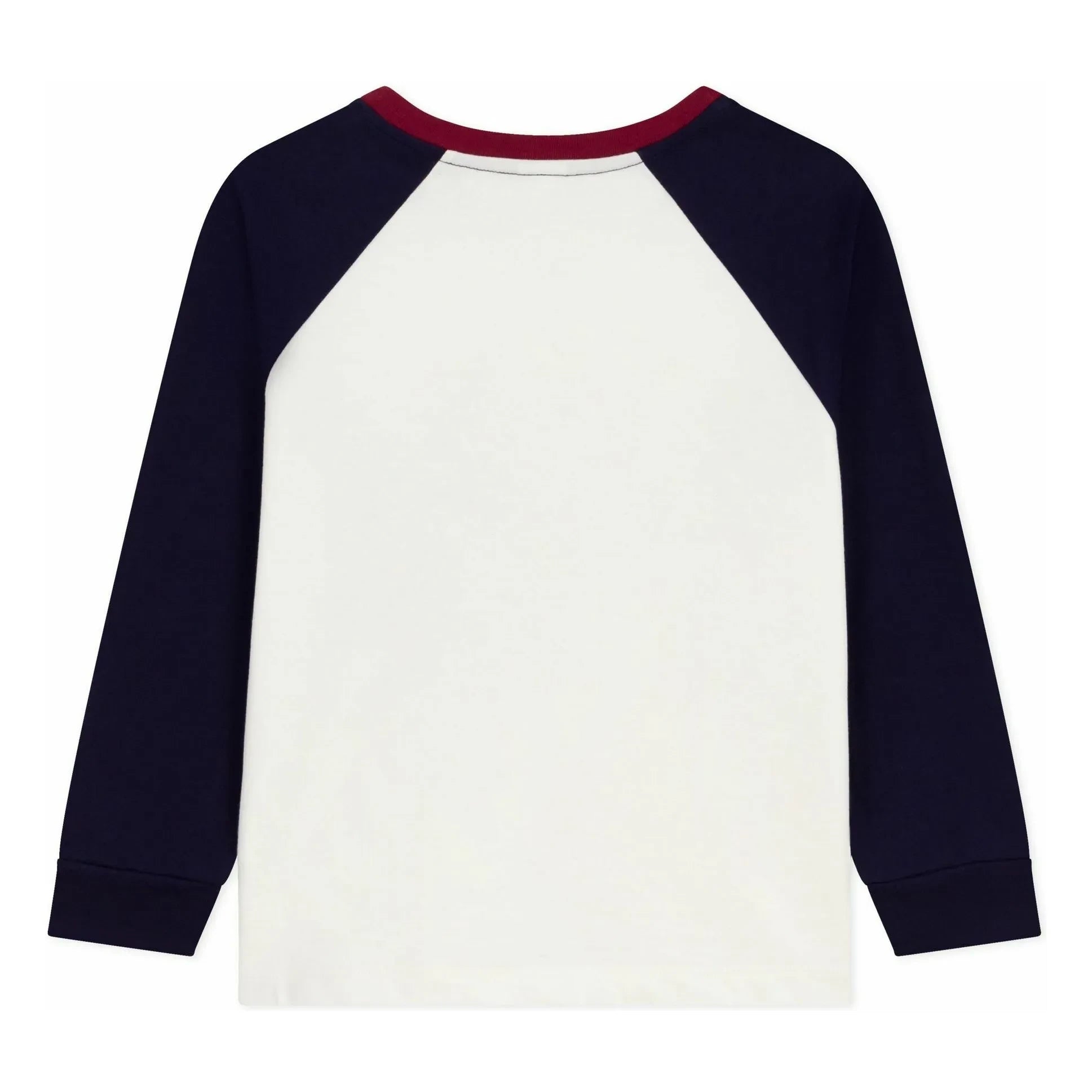 Petit Bateau - Baseball T-Shirt Petit Bateau Organic Cotton | Ecru