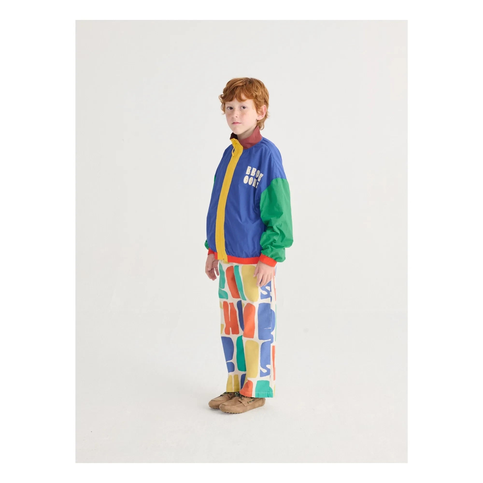 Bobo Choses - Color Block Recycled Fiber Tracksuit Jacket | Blue