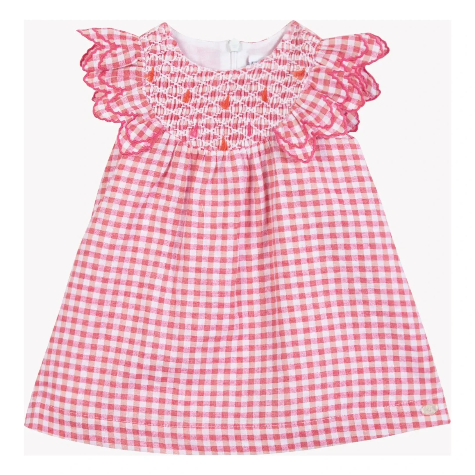 Tartine et Chocolat - Gingham Gingham Dress | Pink